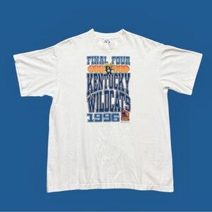 90’s Vintage University of Kentucky Wildcats Final Four T-Shirt Tee Shirt UK XL